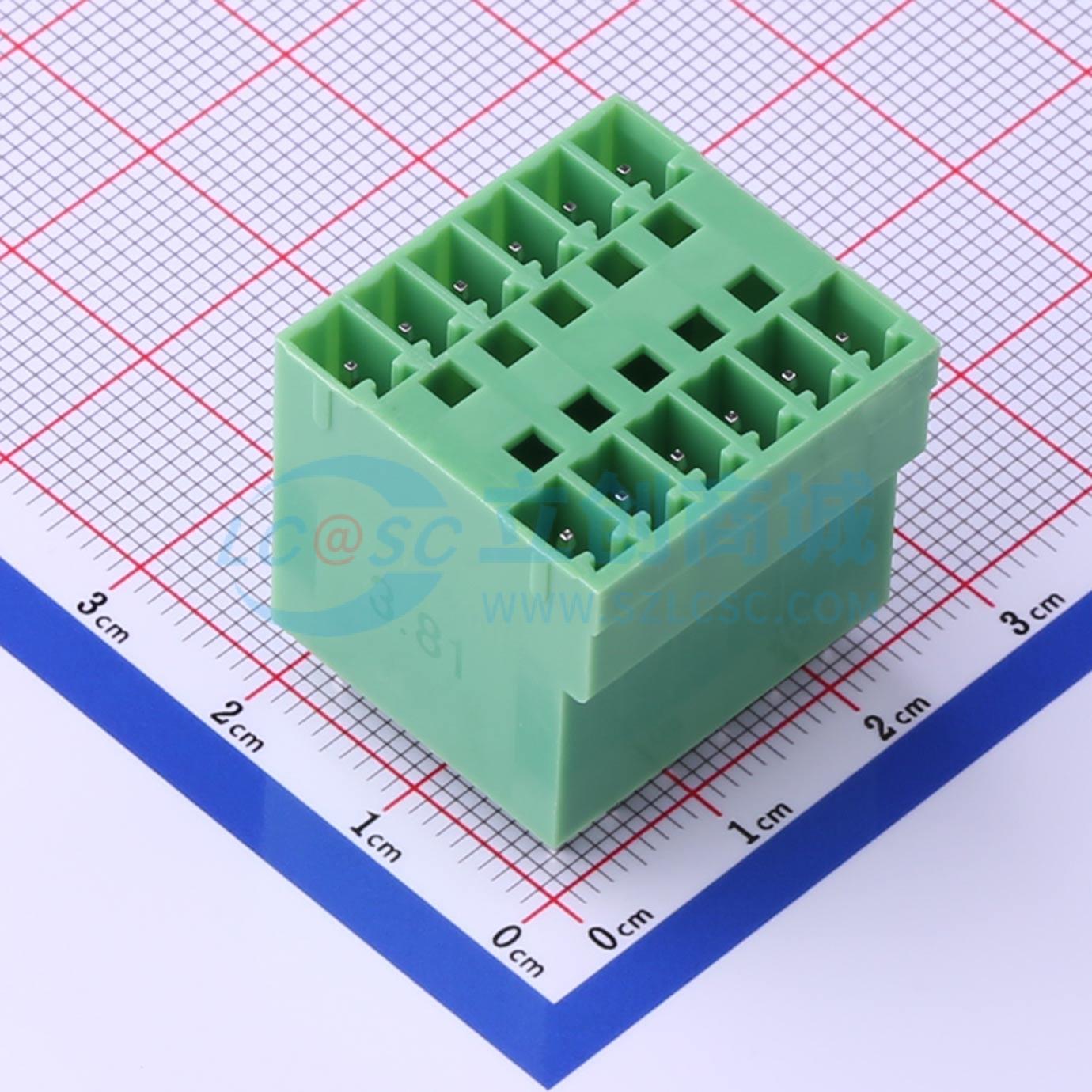 点击查看大图 KF2EDGVH-3.81-2*6P实物图