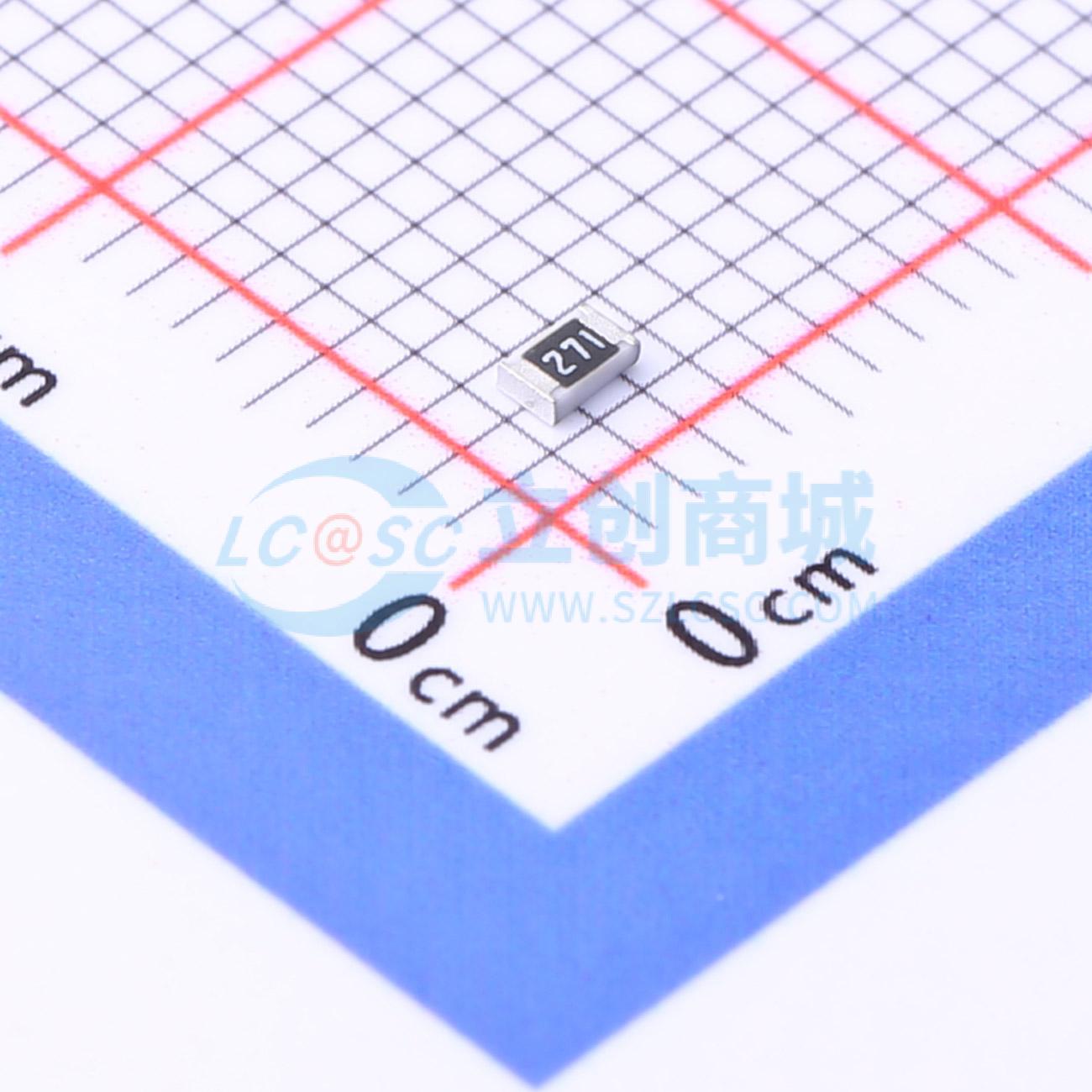 点击查看大图 FRC0805J271 TS实物图