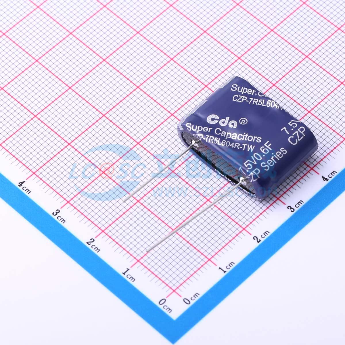 CZP-7R5L604R-TW 7.5V0.6F实物图