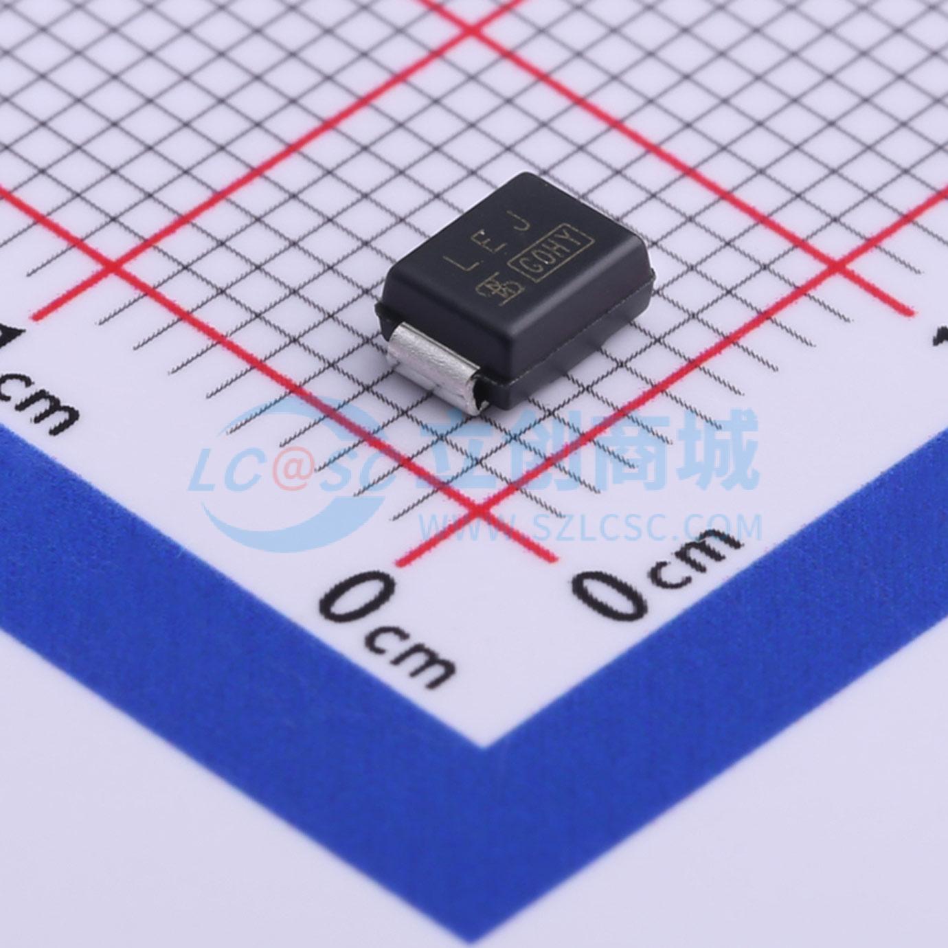 点击查看大图 P6SMB18CA M4G实物图