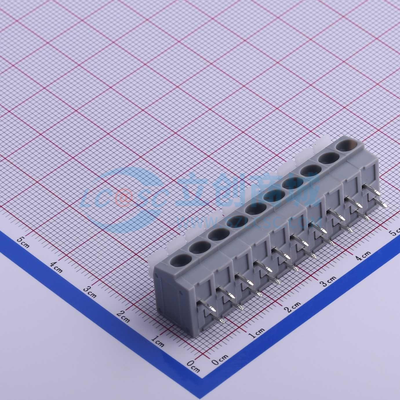 KF202-5.0-10P实物图