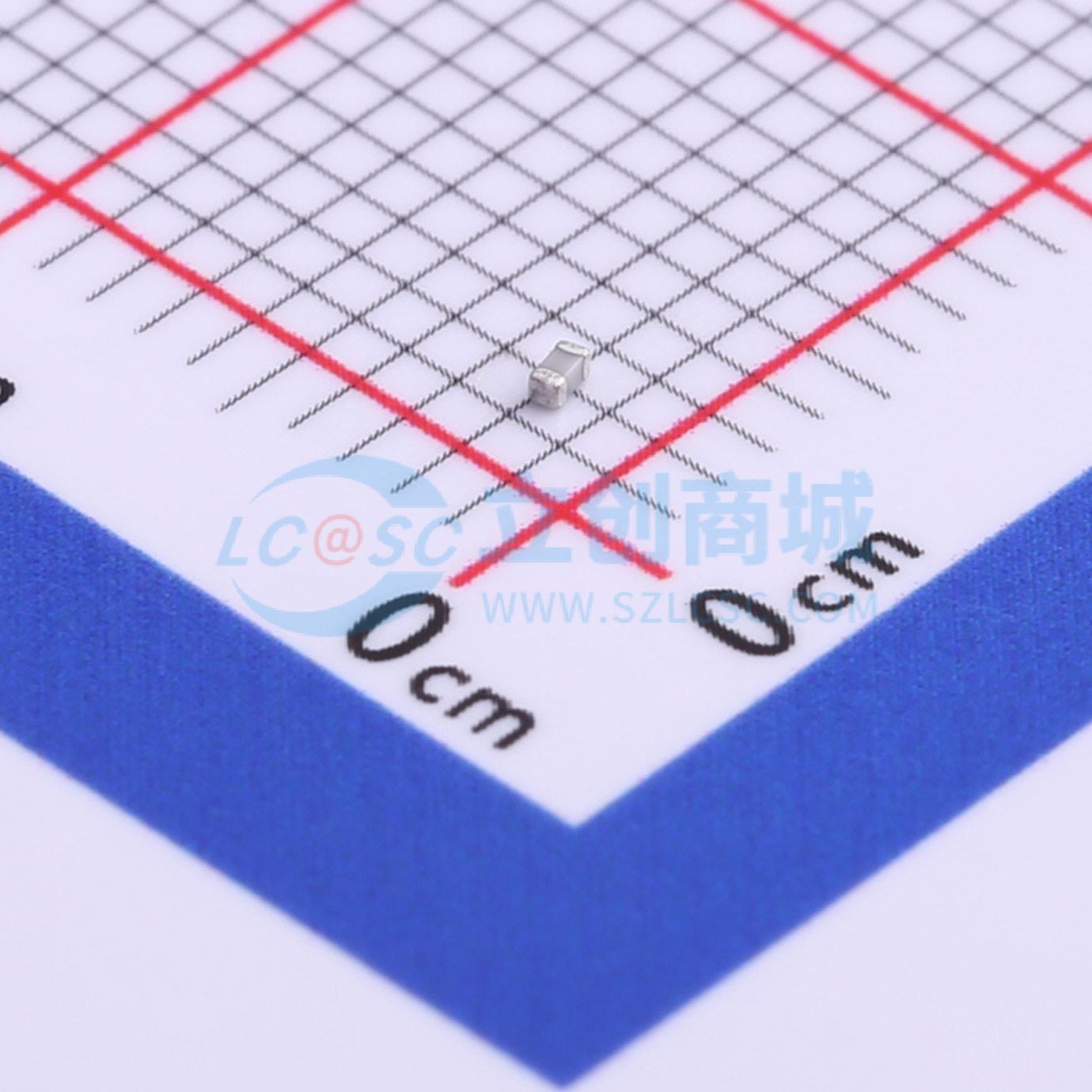 点击查看大图 0402N0R6B500CT实物图