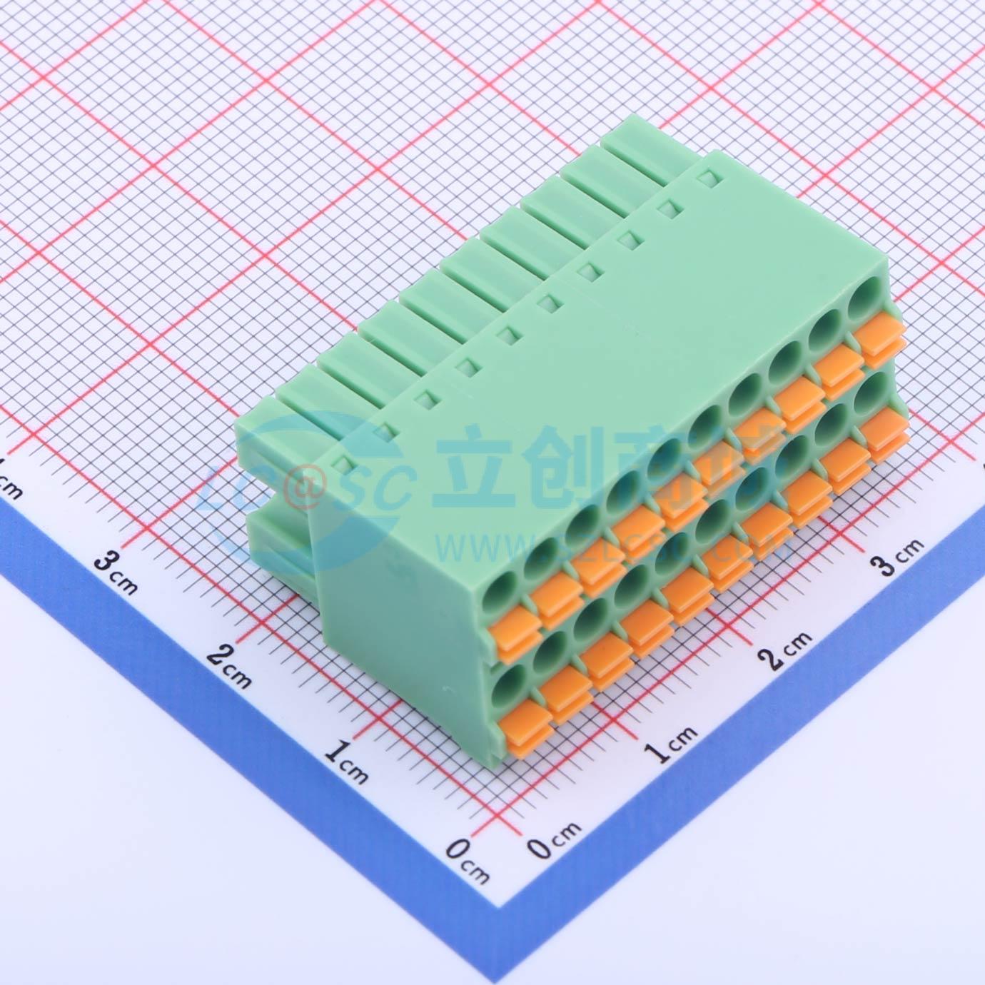 点击查看大图 KF2EDGKNH-3.5-2*10P实物图