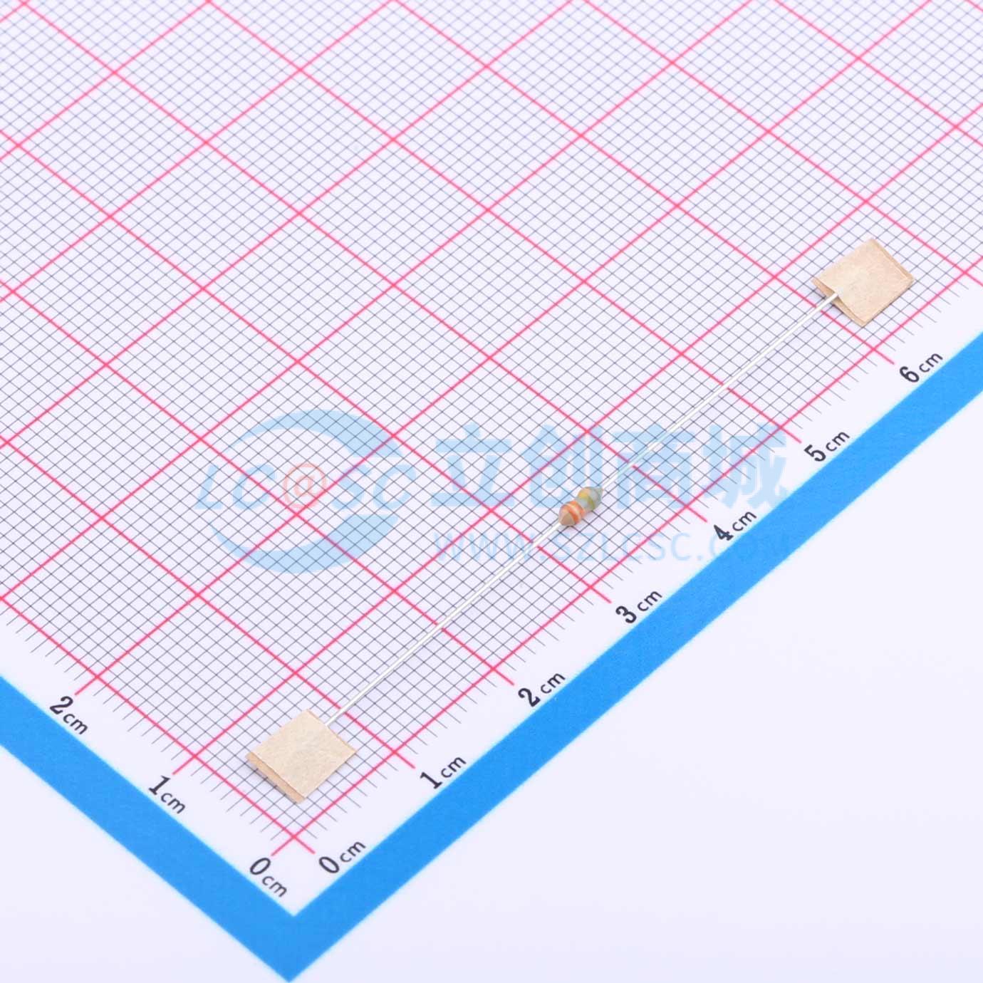 点击查看大图 CR1/8W-330K±5%-ST52实物图