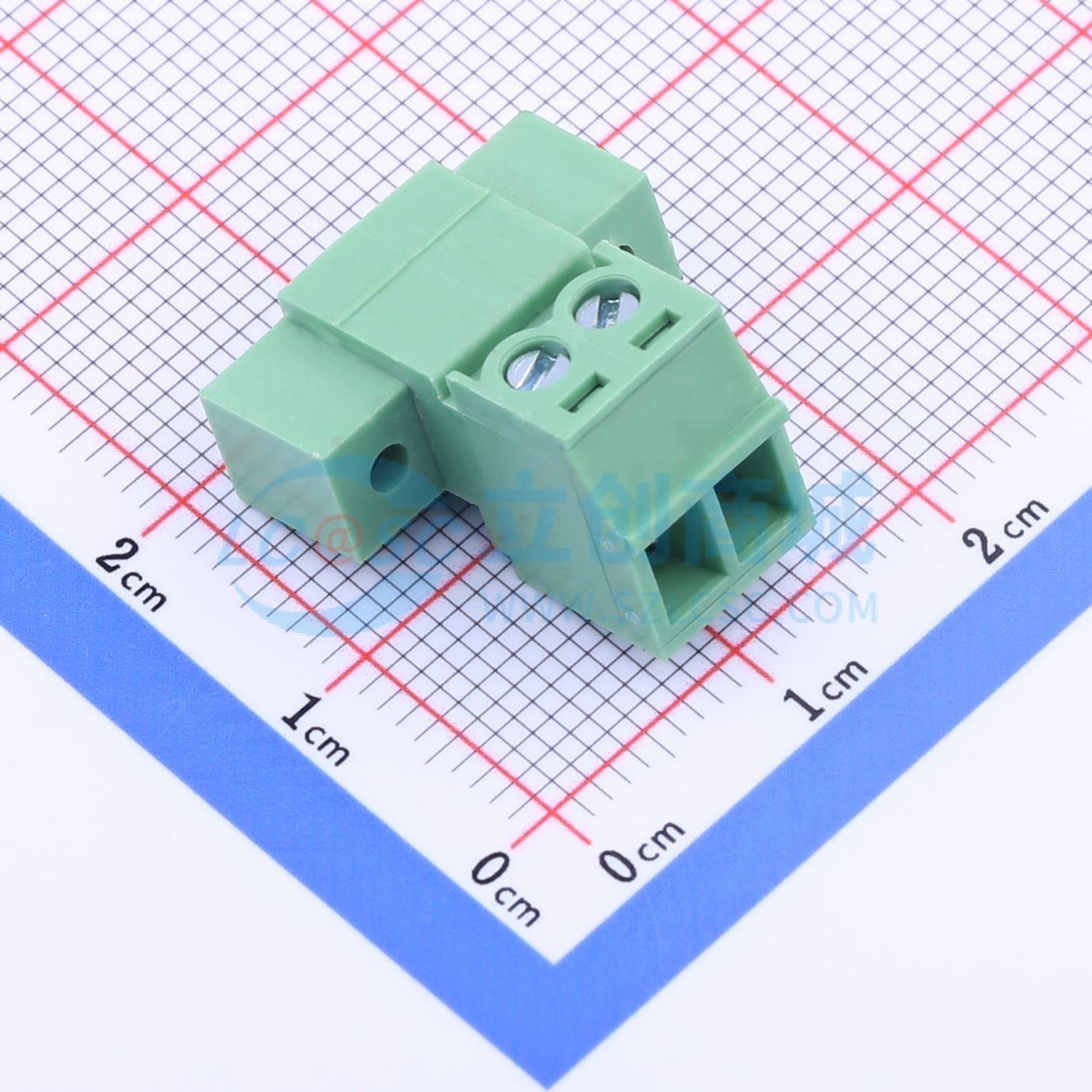 点击查看大图 DB2EKRP-3.81-2P-GN-S实物图
