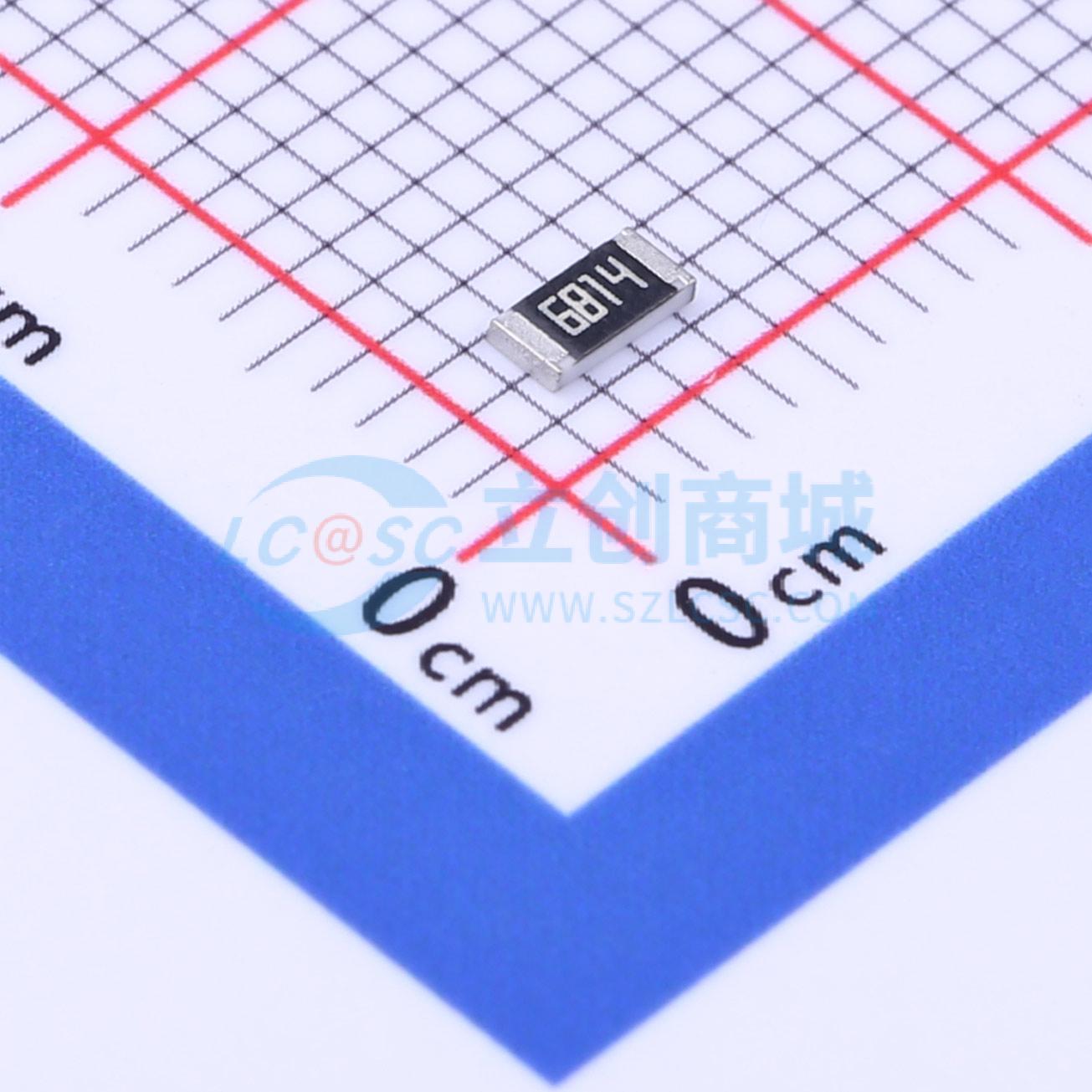 点击查看大图 RC1206FR-076M81L实物图