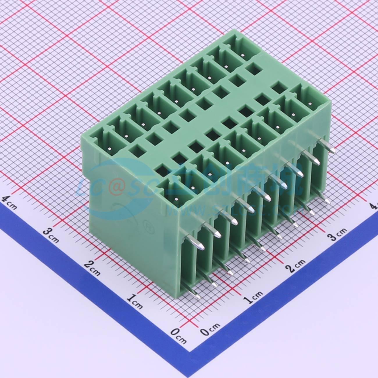 点击查看大图 KF2EDGRH-3.81-2*9P实物图