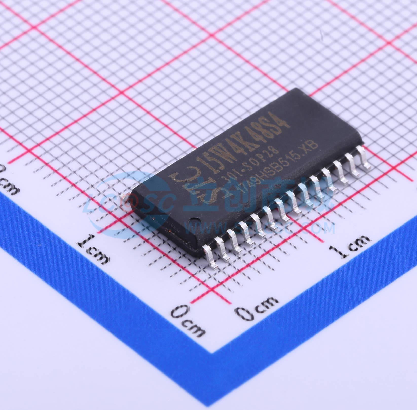 STC15W4K48S4-30I-SOP28实物图