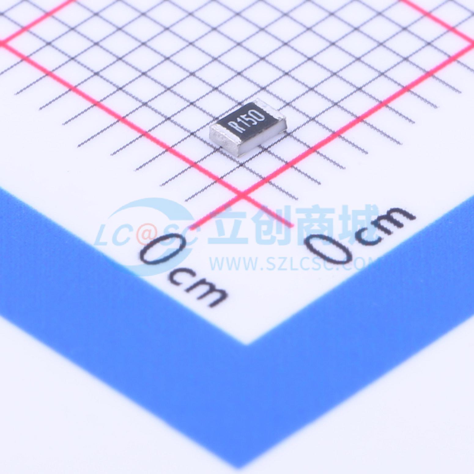 点击查看大图 0805W8F150LT5E实物图