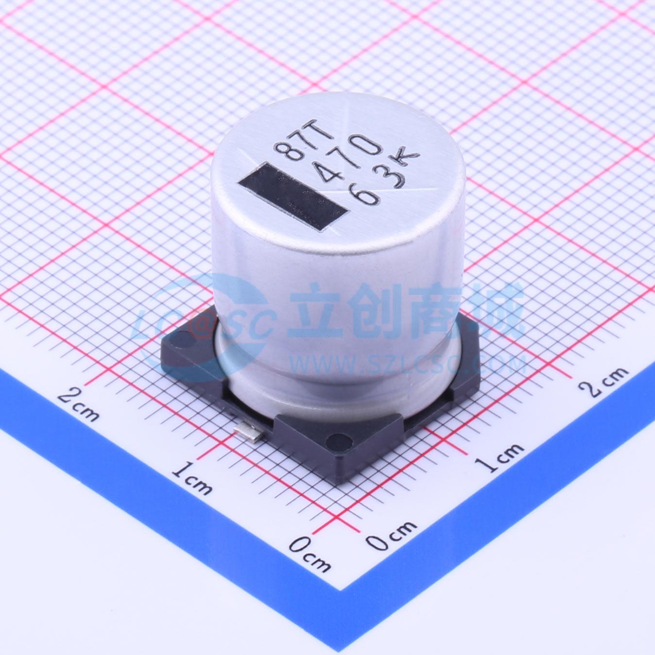 点击查看大图 63CE470KXT+D实物图