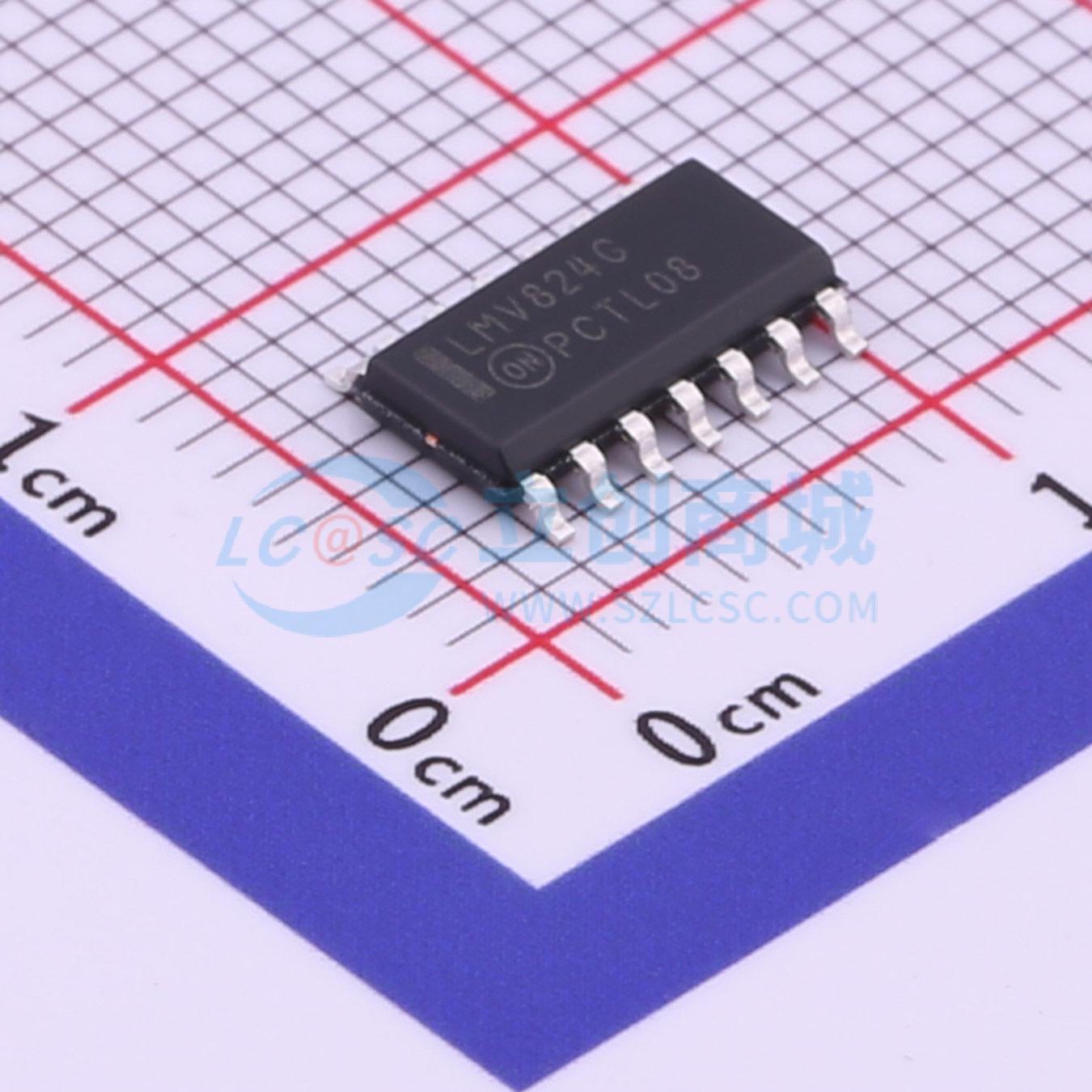 点击查看大图 LMV824DR2G实物图