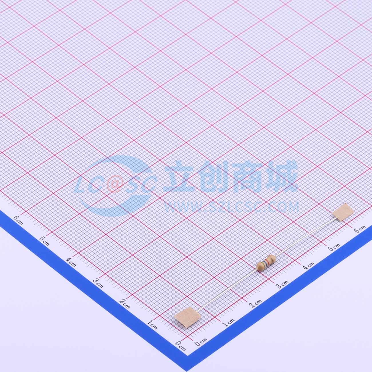 点击查看大图 RD 1/4W 5K6 J T/B A1实物图