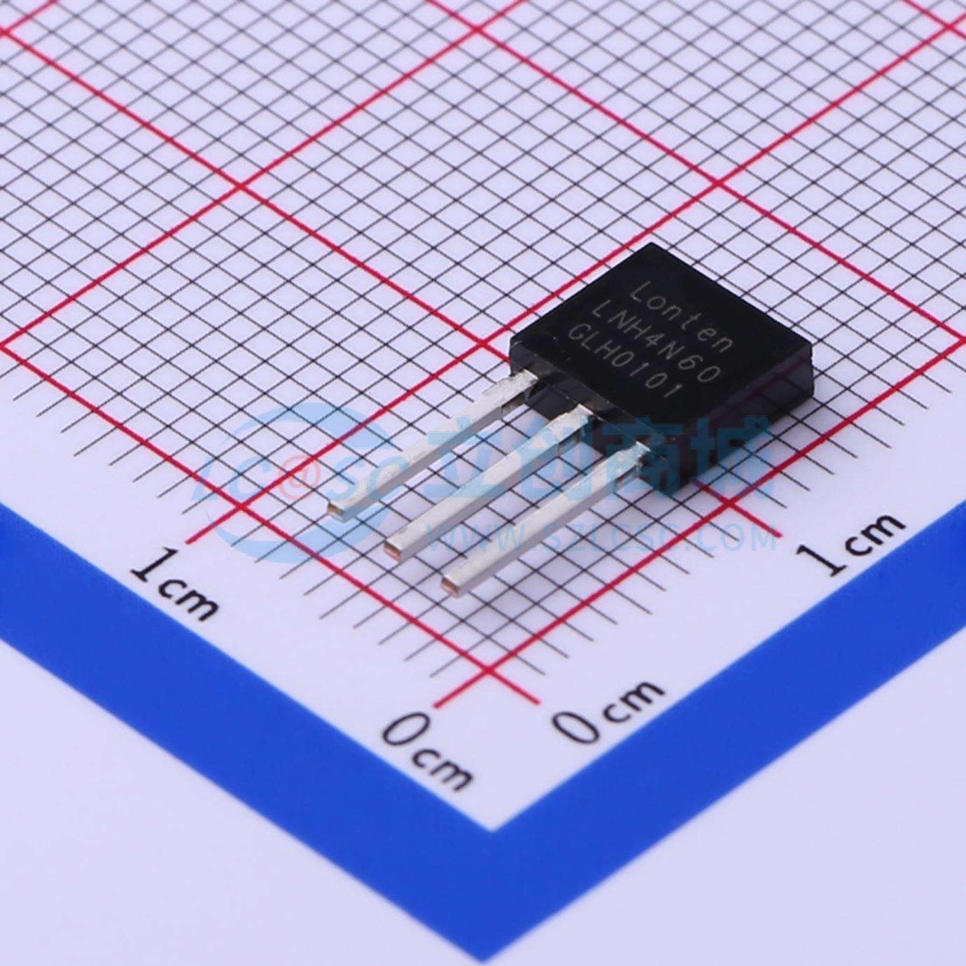 点击查看大图 LNH4N60实物图