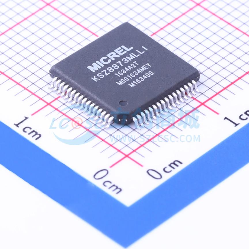 点击查看大图 KSZ8873MLLI实物图