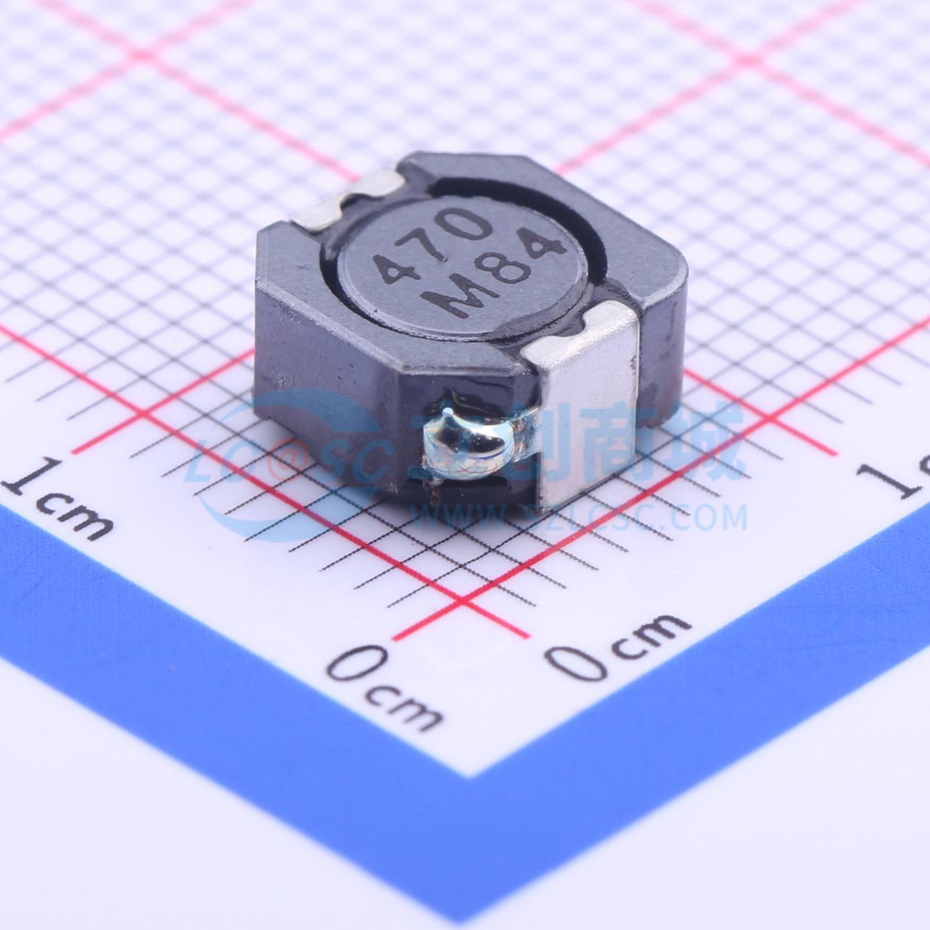 点击查看大图 CDRH8D43RT125NP-470MC实物图