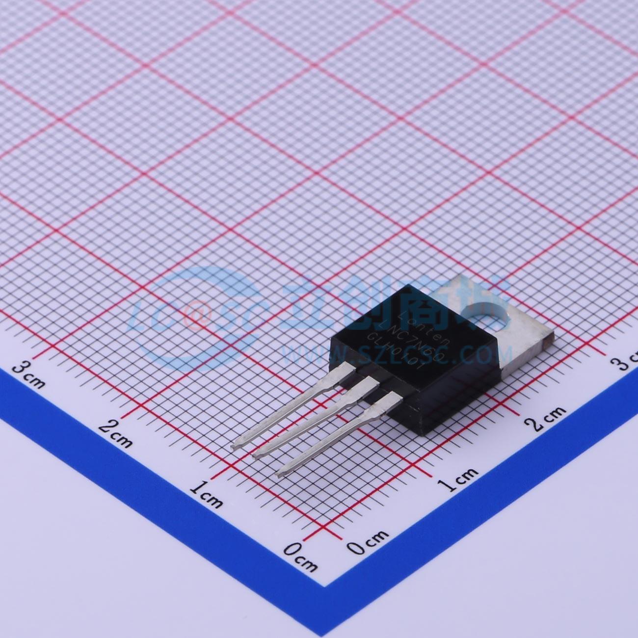 点击查看大图 LNC7N60D实物图