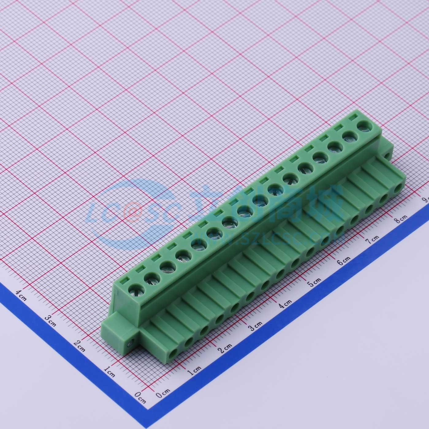点击查看大图 KF2EDGKM-5.08-16P实物图
