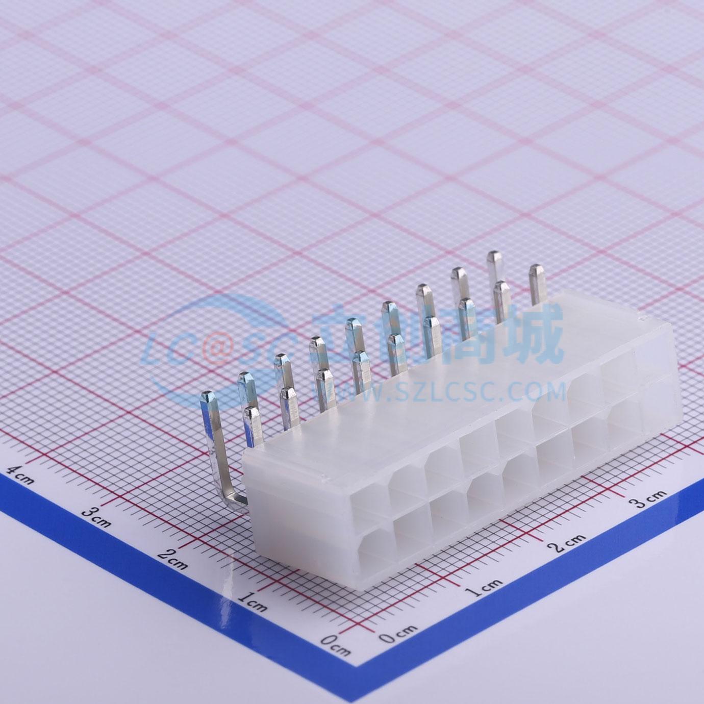 点击查看大图 5557R-2*9P实物图