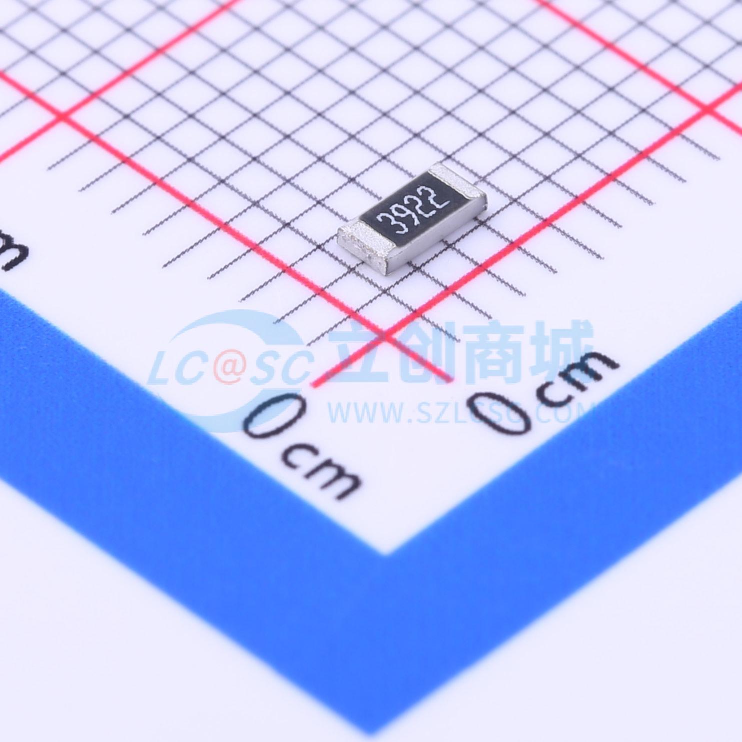 点击查看大图 CR1206F39K2P05Z实物图