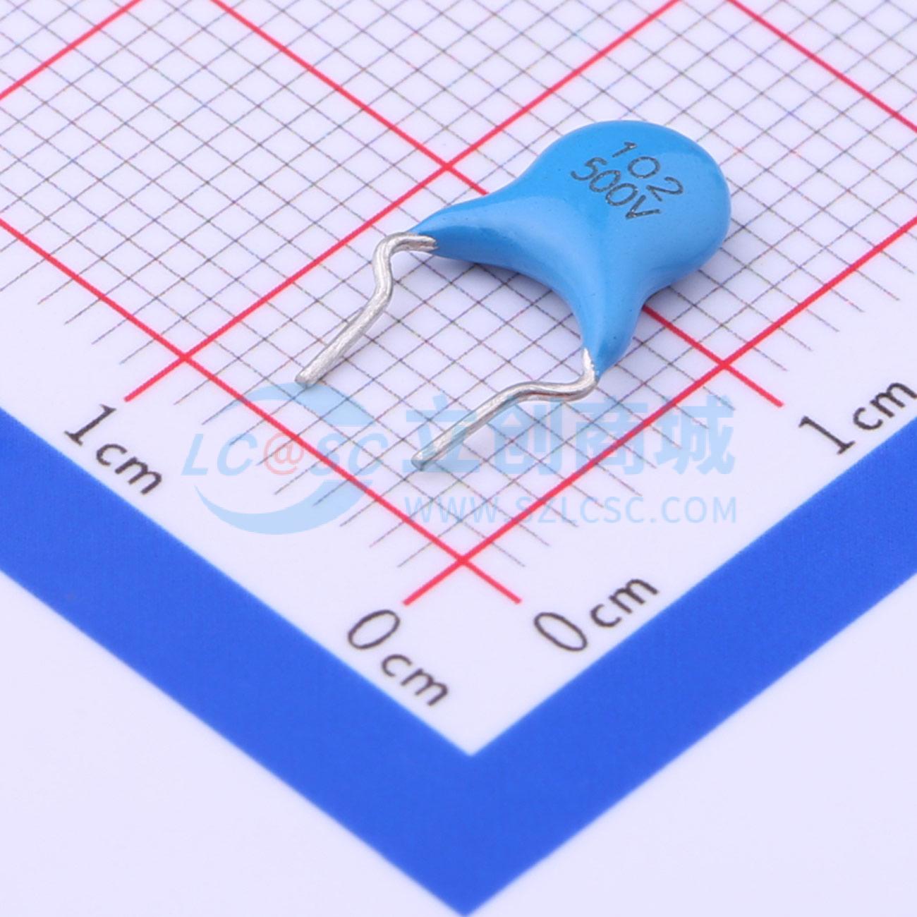 点击查看大图 CC2H102MC24EB45F50MK实物图