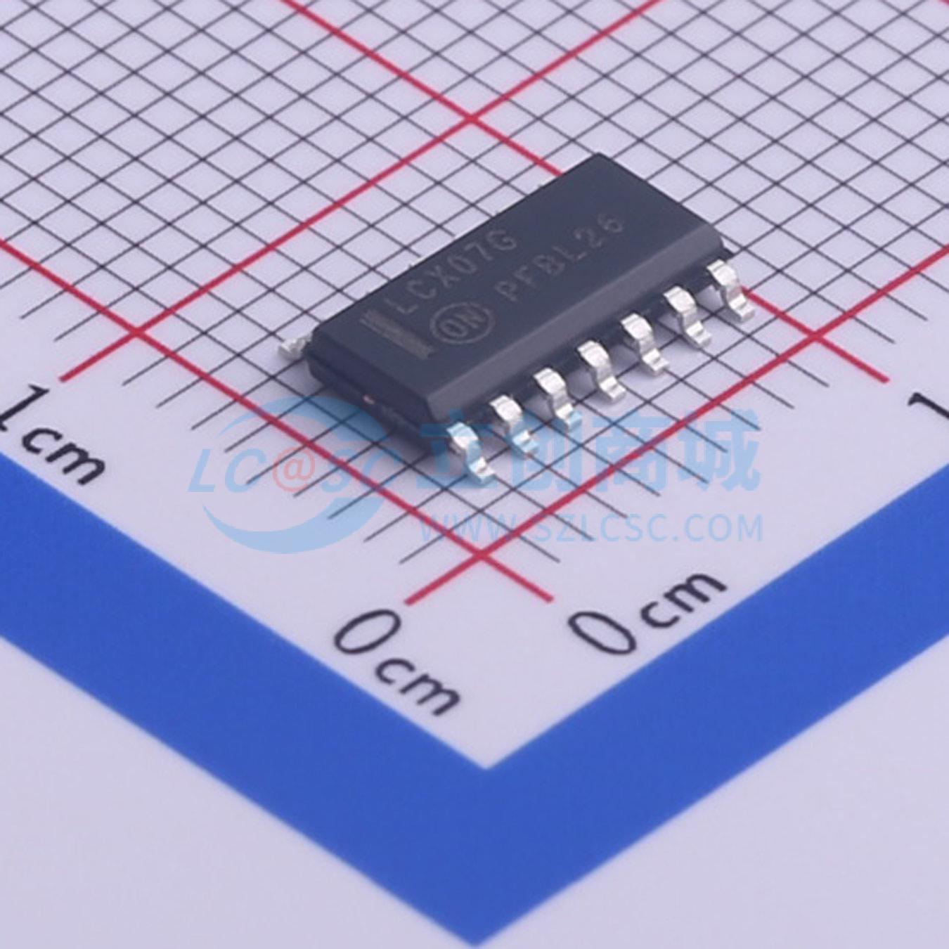 点击查看大图 MC74LCX07DR2G实物图