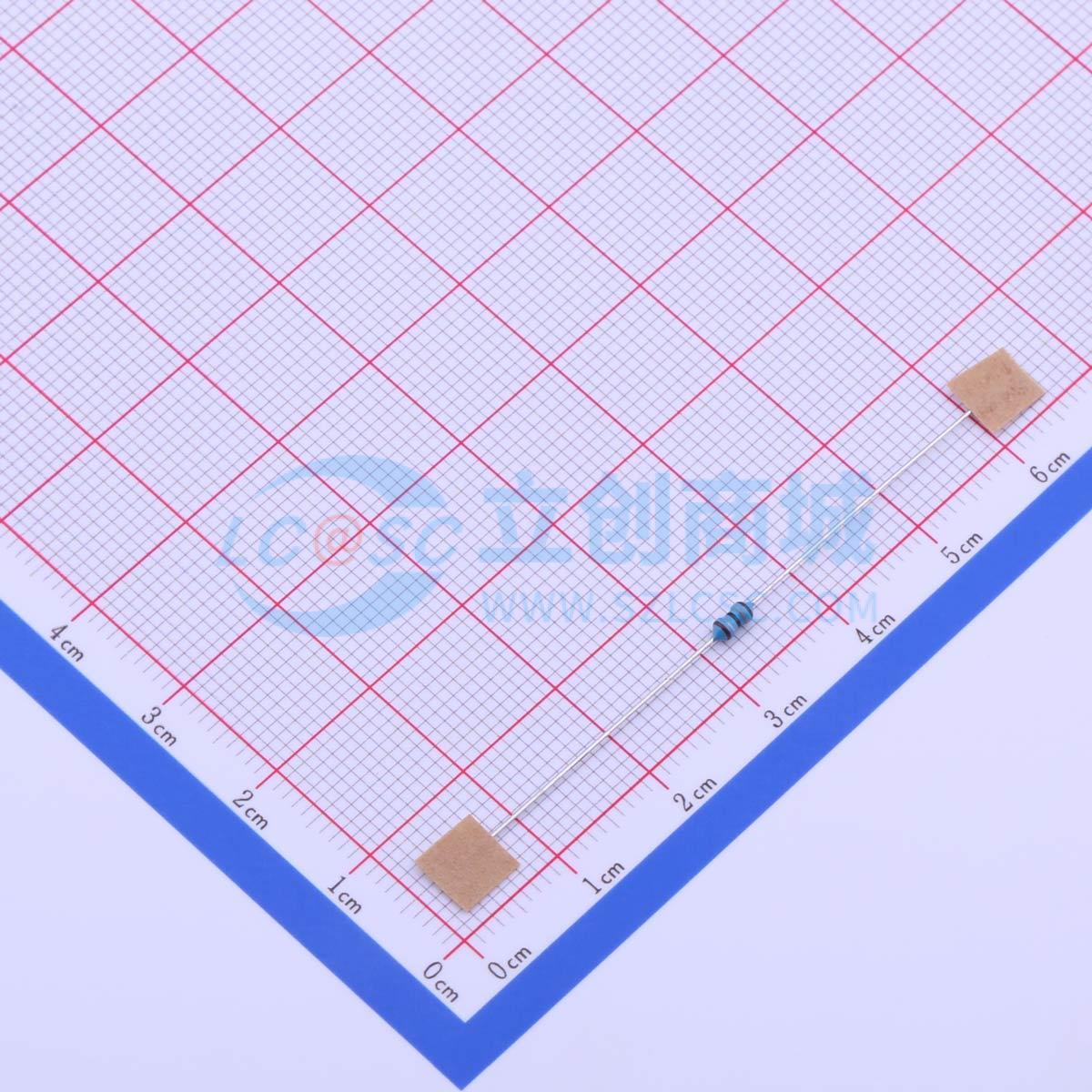 MF1/8W ±2% 1Ω8 OTB5实物图