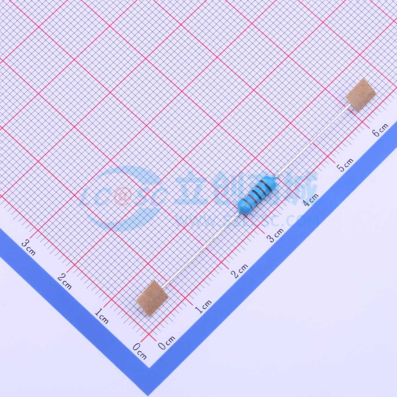 点击查看大图 RN1/2W8.2KΩFT/BA1实物图