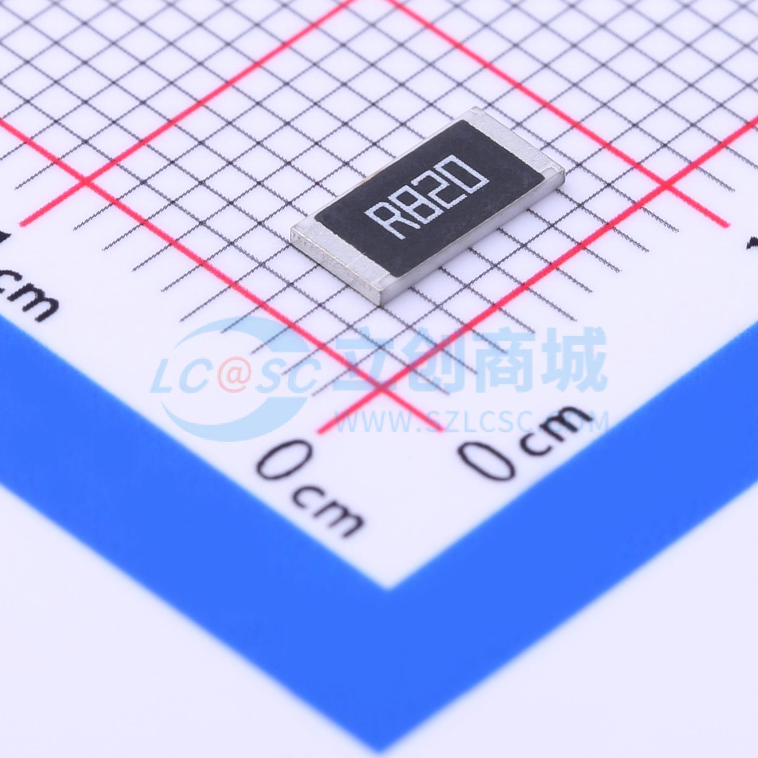 点击查看大图 CR2512FR820E04R实物图