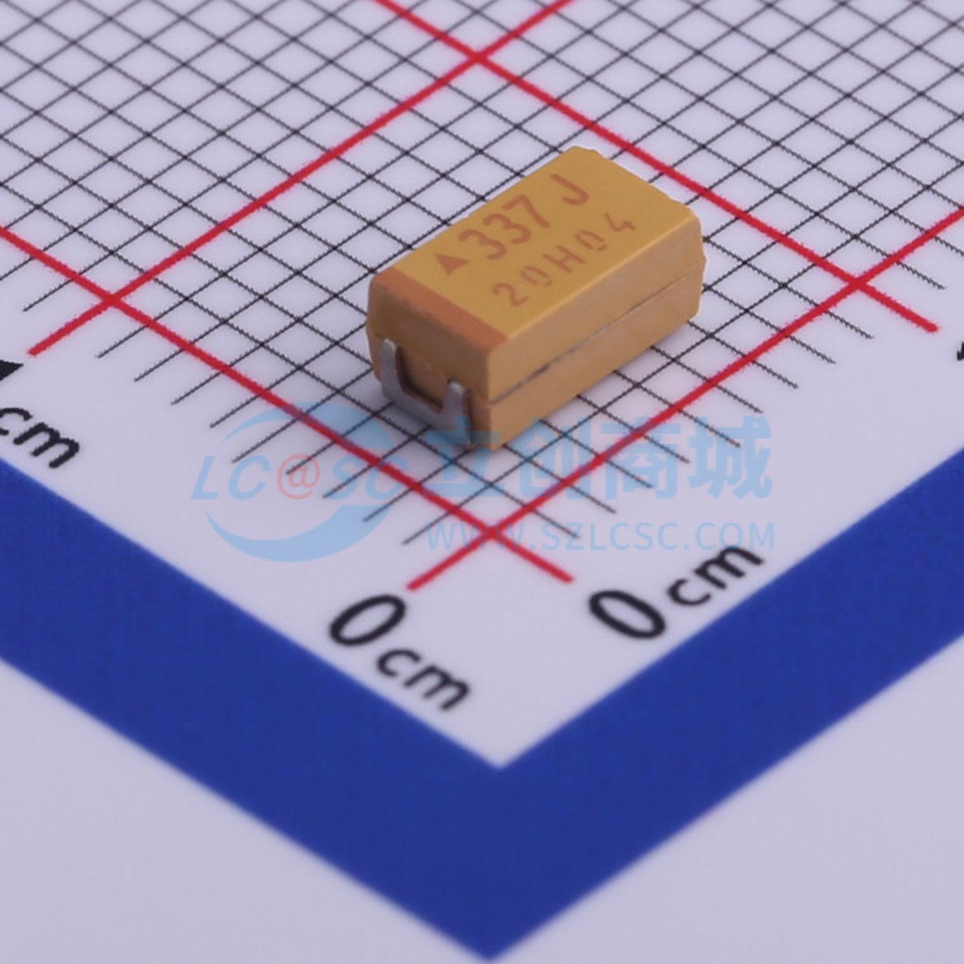 点击查看大图 TAJC337M006RNJ实物图