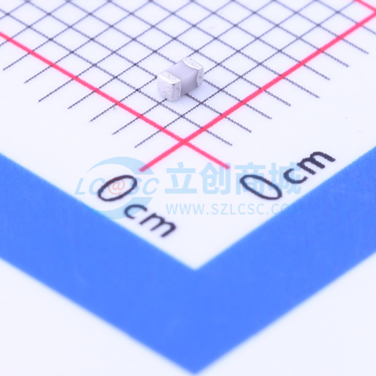 C1608C0G1H150JT000N实物图