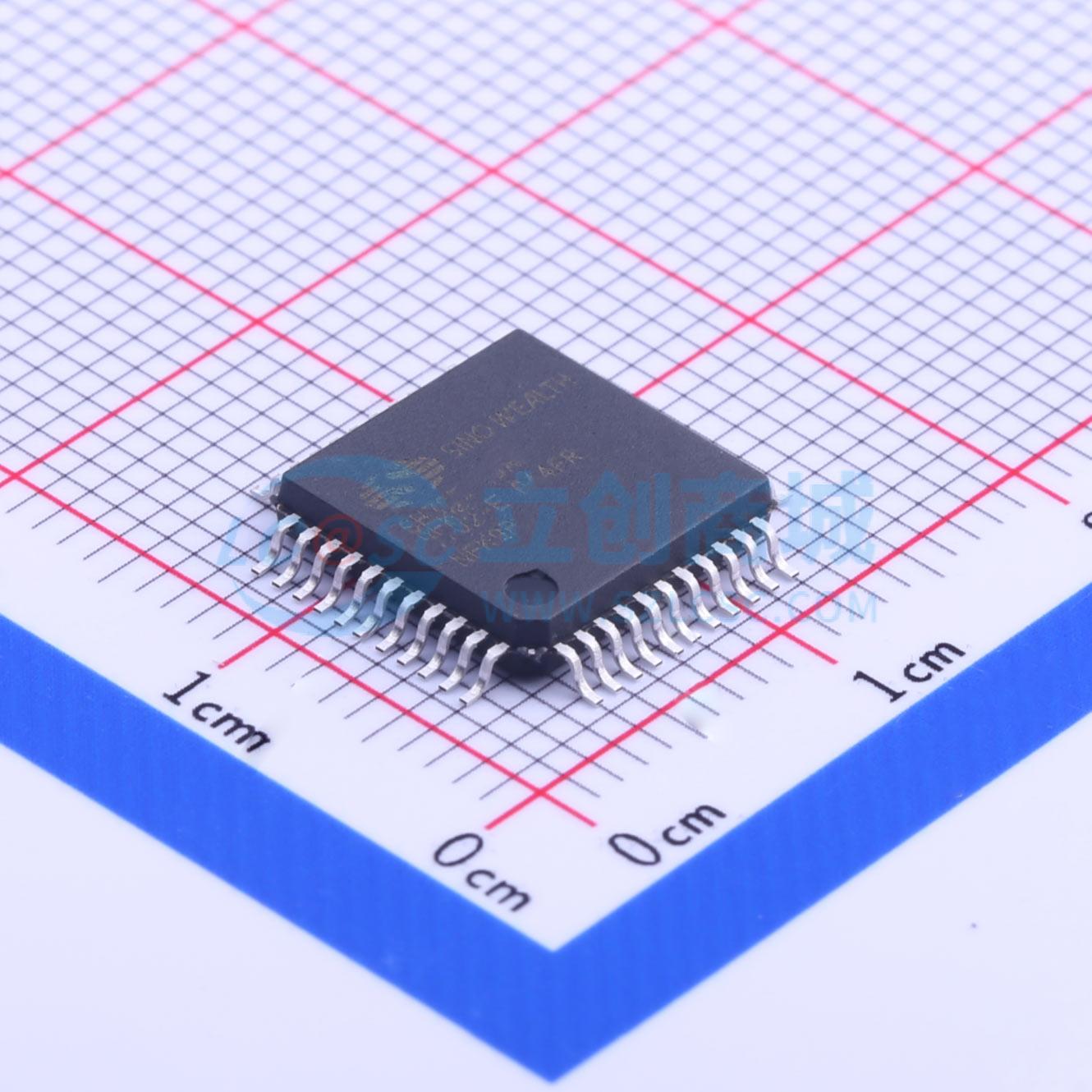 点击查看大图 SH79F166AF实物图