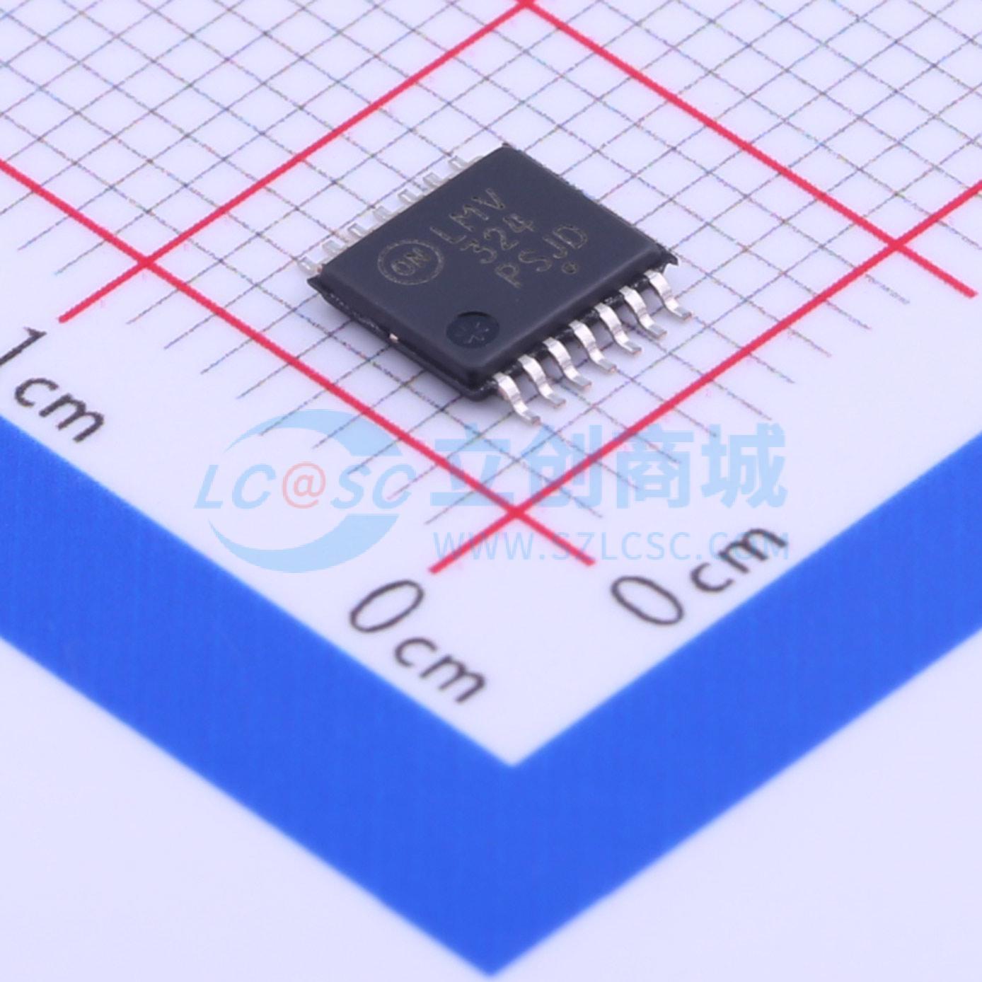 点击查看大图 LMV324DTBR2G实物图