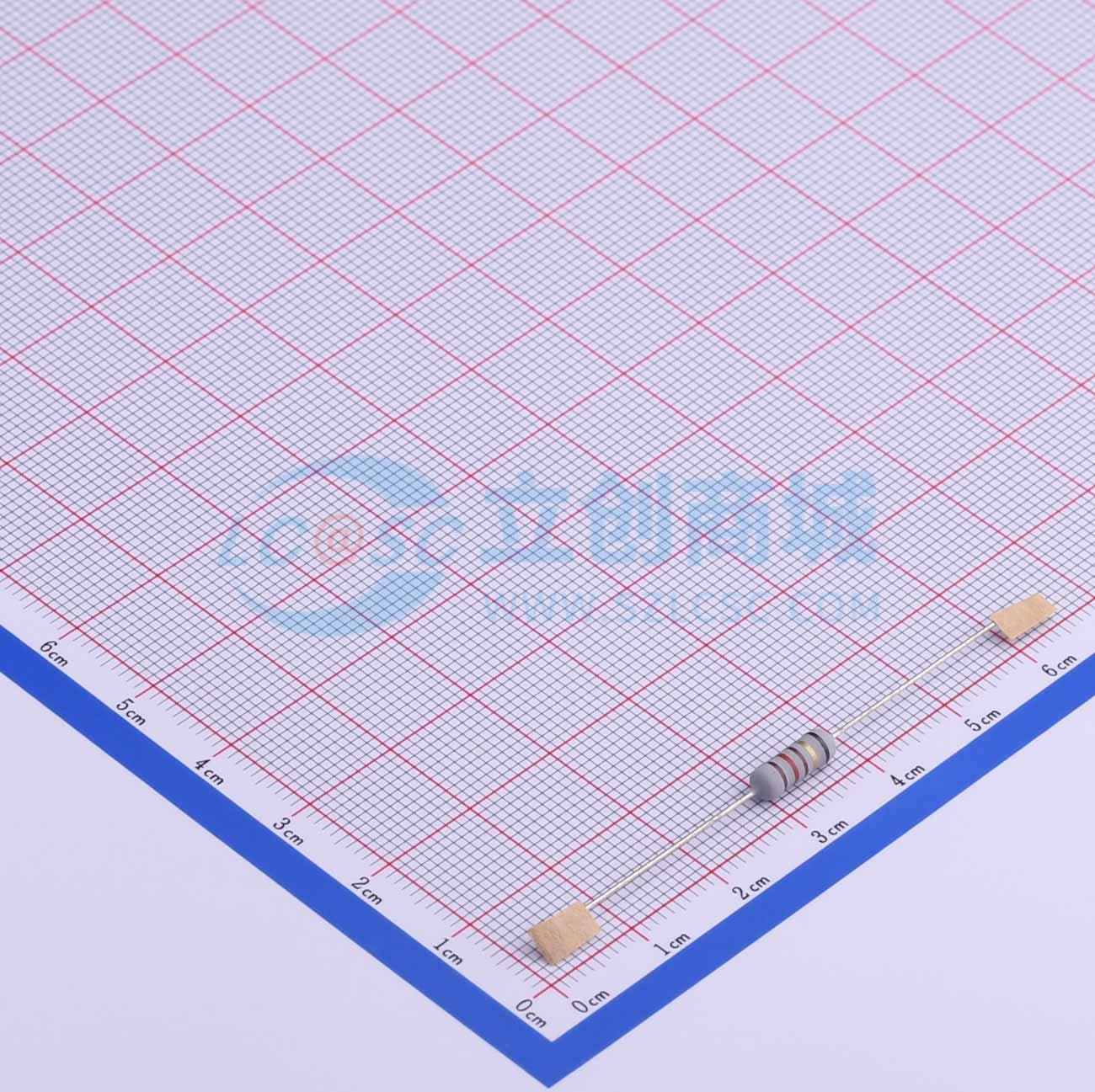 点击查看大图 KNP1/2W-120Ω±5%-XT52实物图