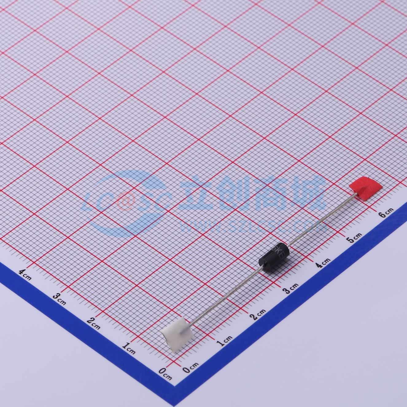 点击查看大图 P6KE15CA实物图