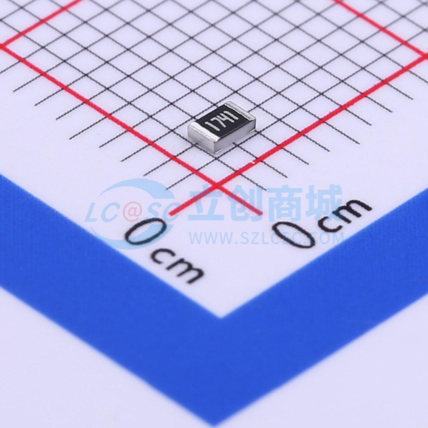 点击查看大图 AC0805FR-071K74L实物图