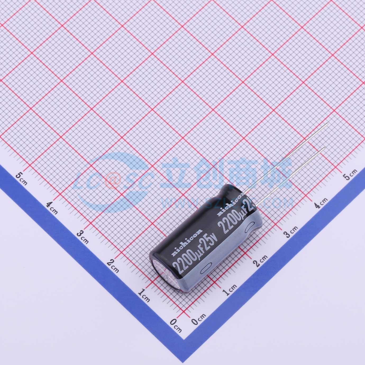 点击查看大图 UVR1E222MHD实物图