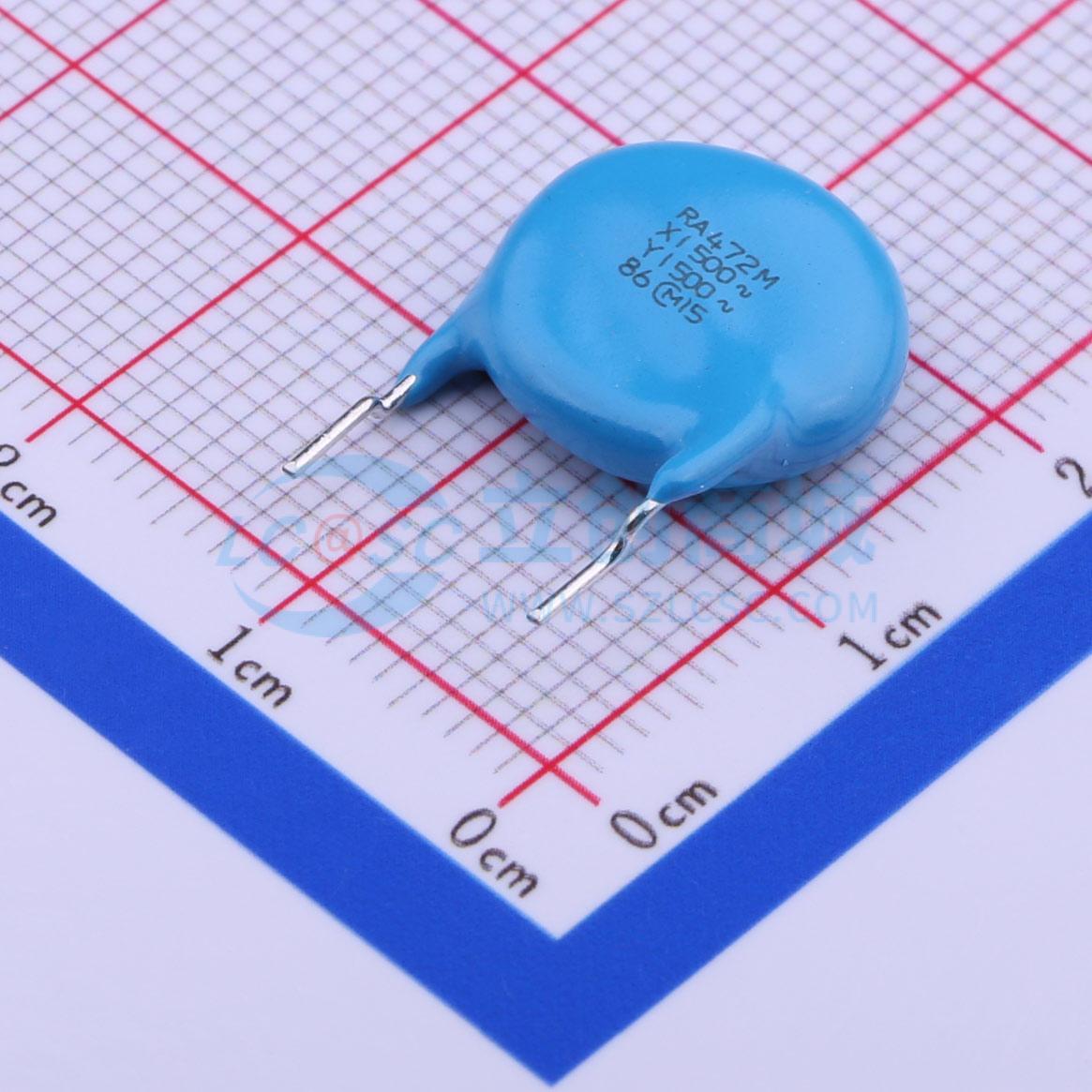 点击查看大图 DE1E3RA472MJ4BQ01F实物图