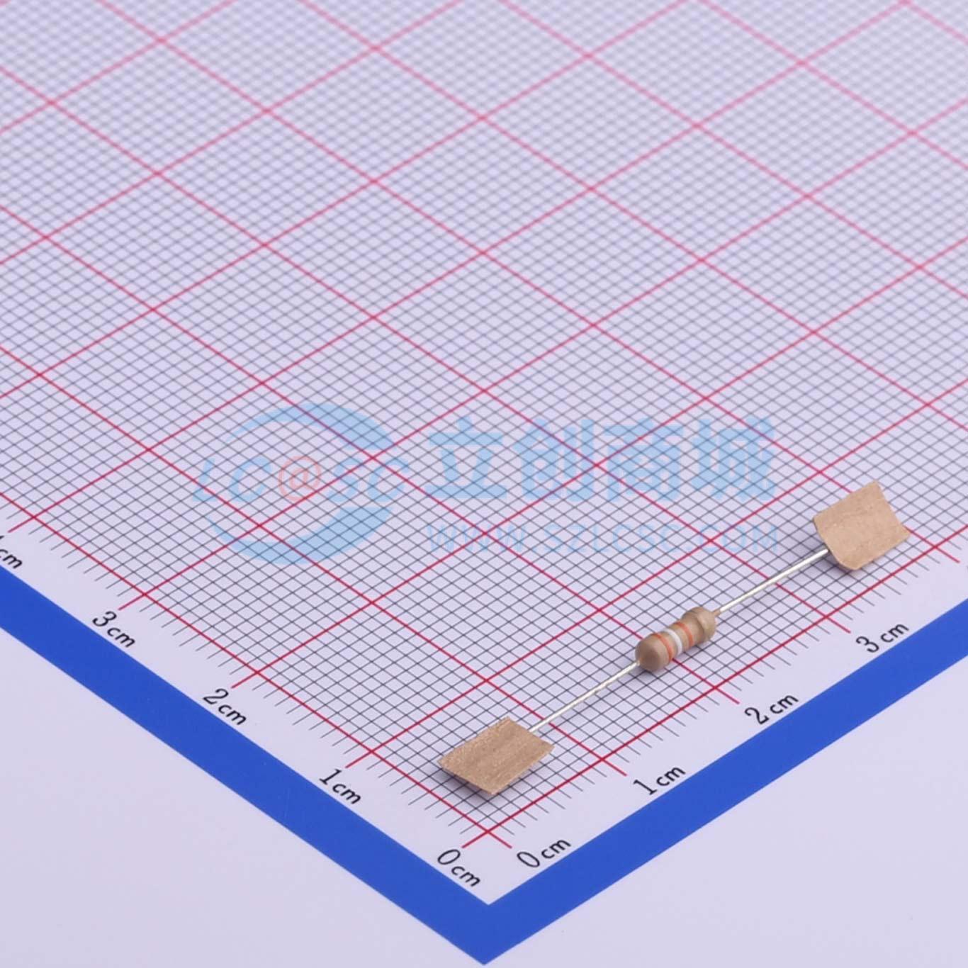 点击查看大图 CR1/4W-39K±5%-ST52实物图