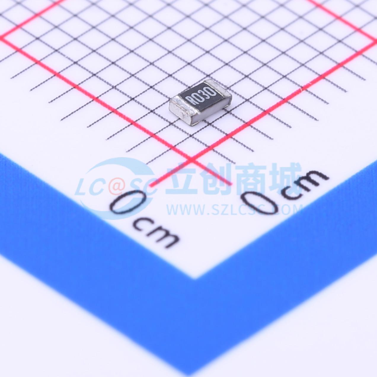点击查看大图 0805W4F300MT5E实物图