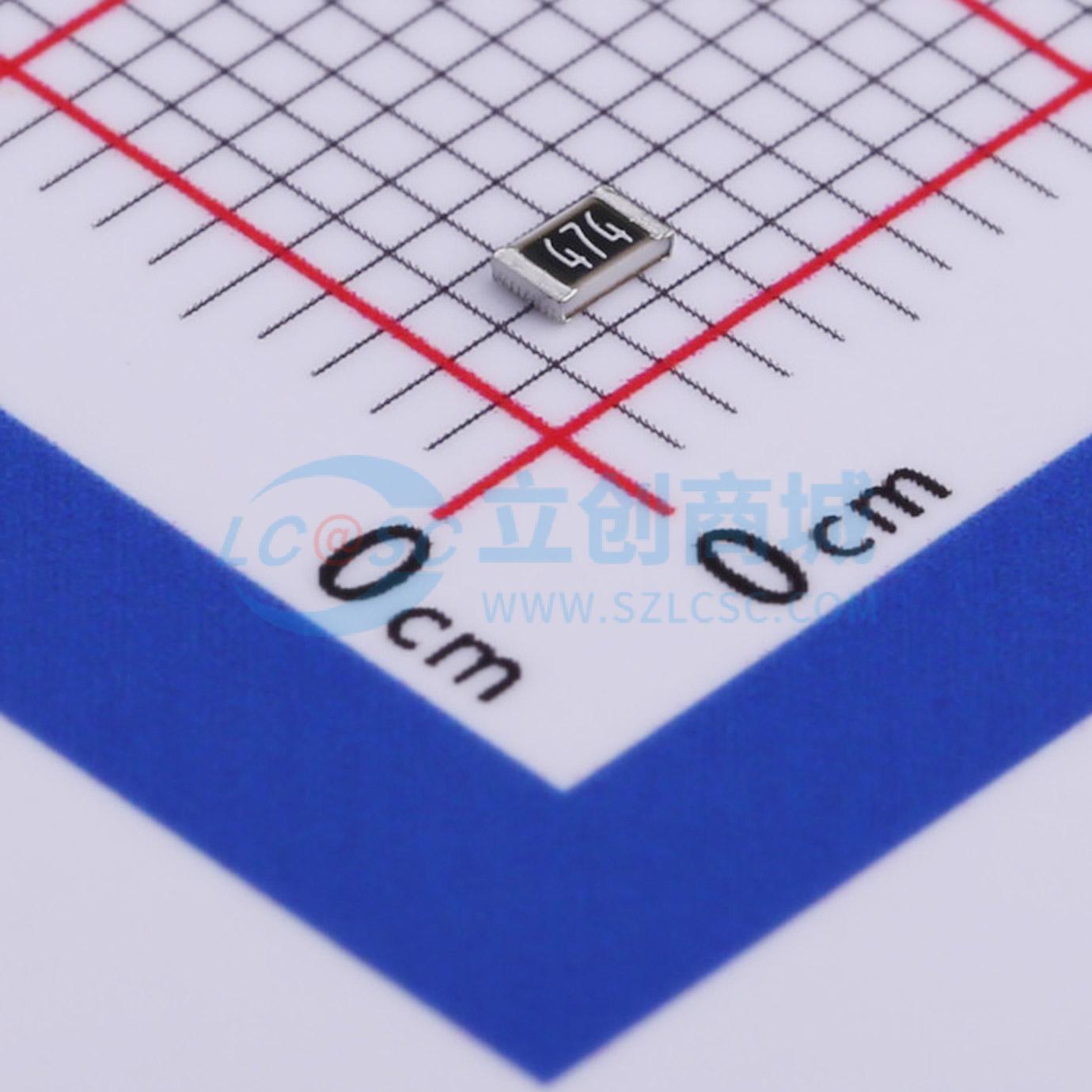 点击查看大图 PTFR0805B470KP9实物图