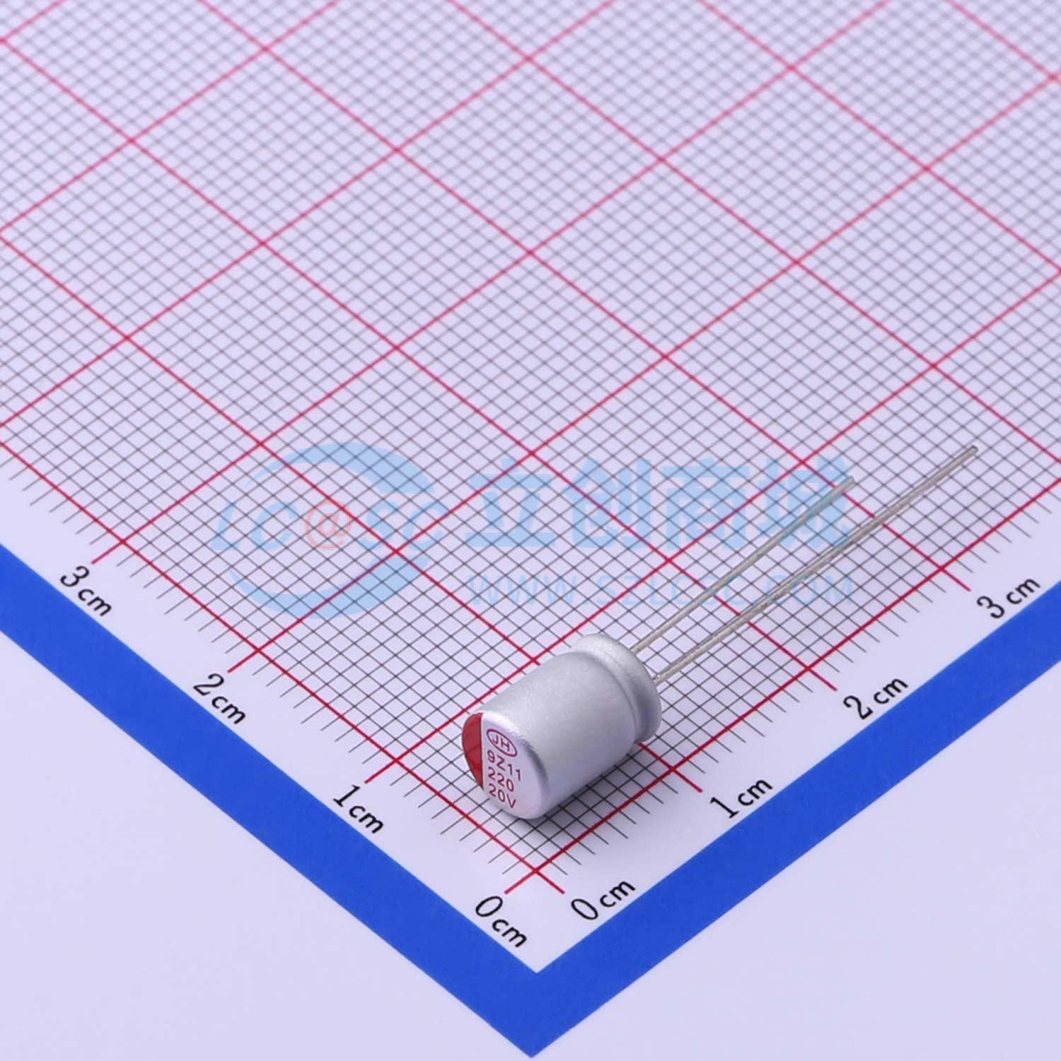 PCR1DCN221MF08LL25WP实物图