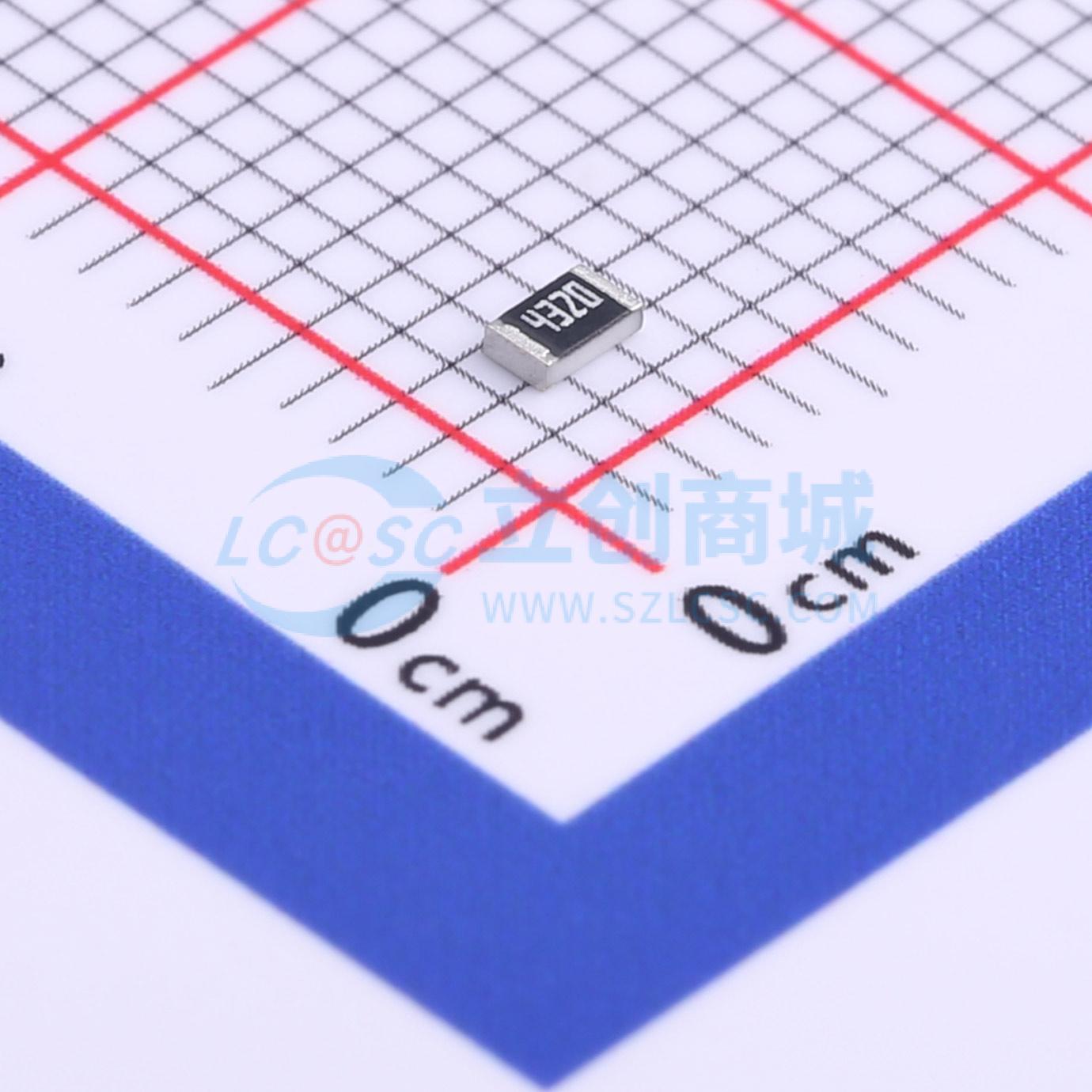 点击查看大图 RC0805FR-07432RL实物图