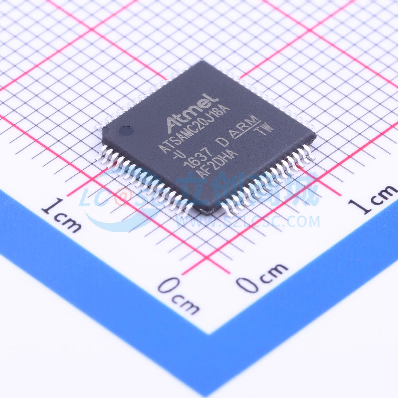 ATSAMC20J18A-AUT实物图