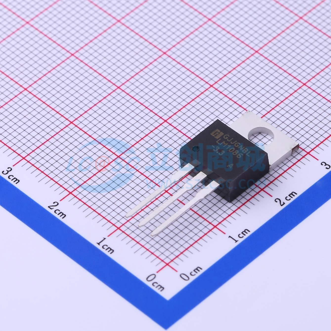 点击查看大图 LM1086T-3.3实物图