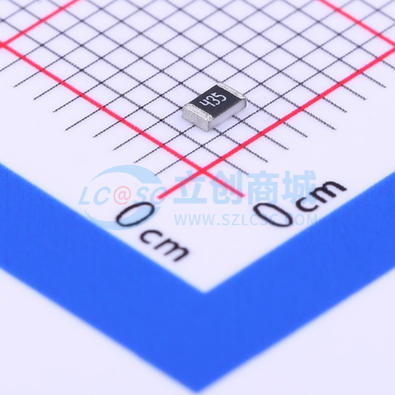 点击查看大图 0805W8J0435T5E实物图