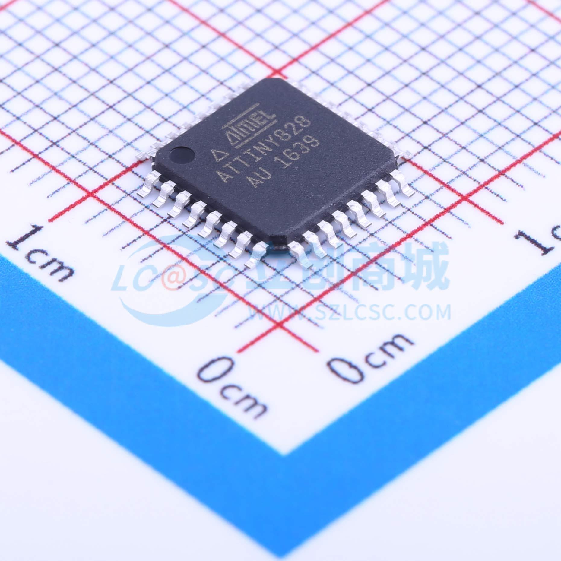 点击查看大图 ATTINY828-AU实物图