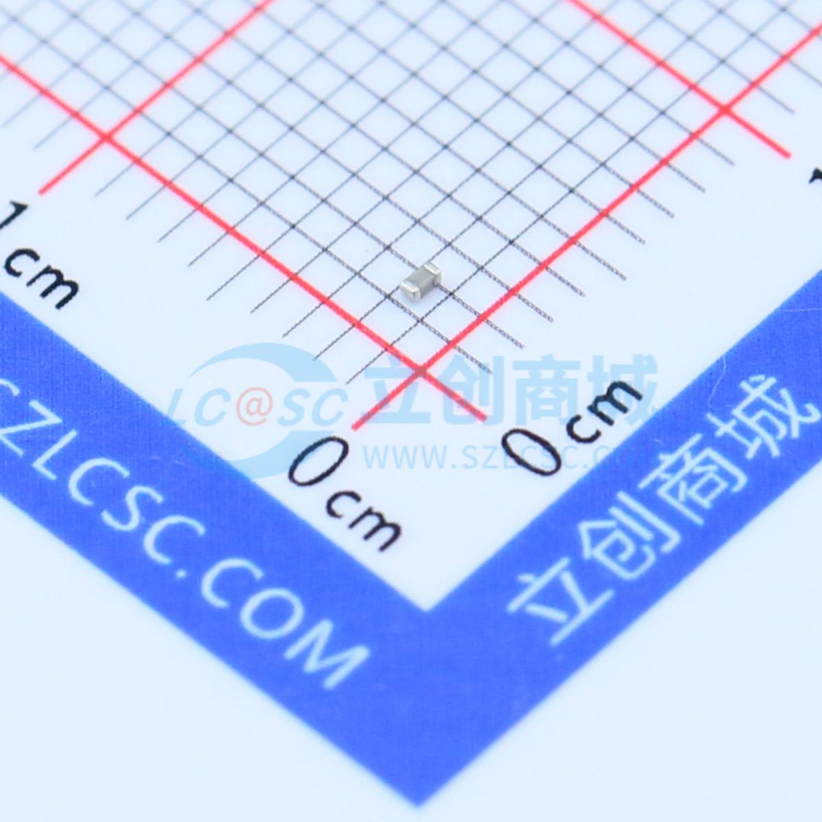 点击查看大图 0402CG0R5C500NT实物图