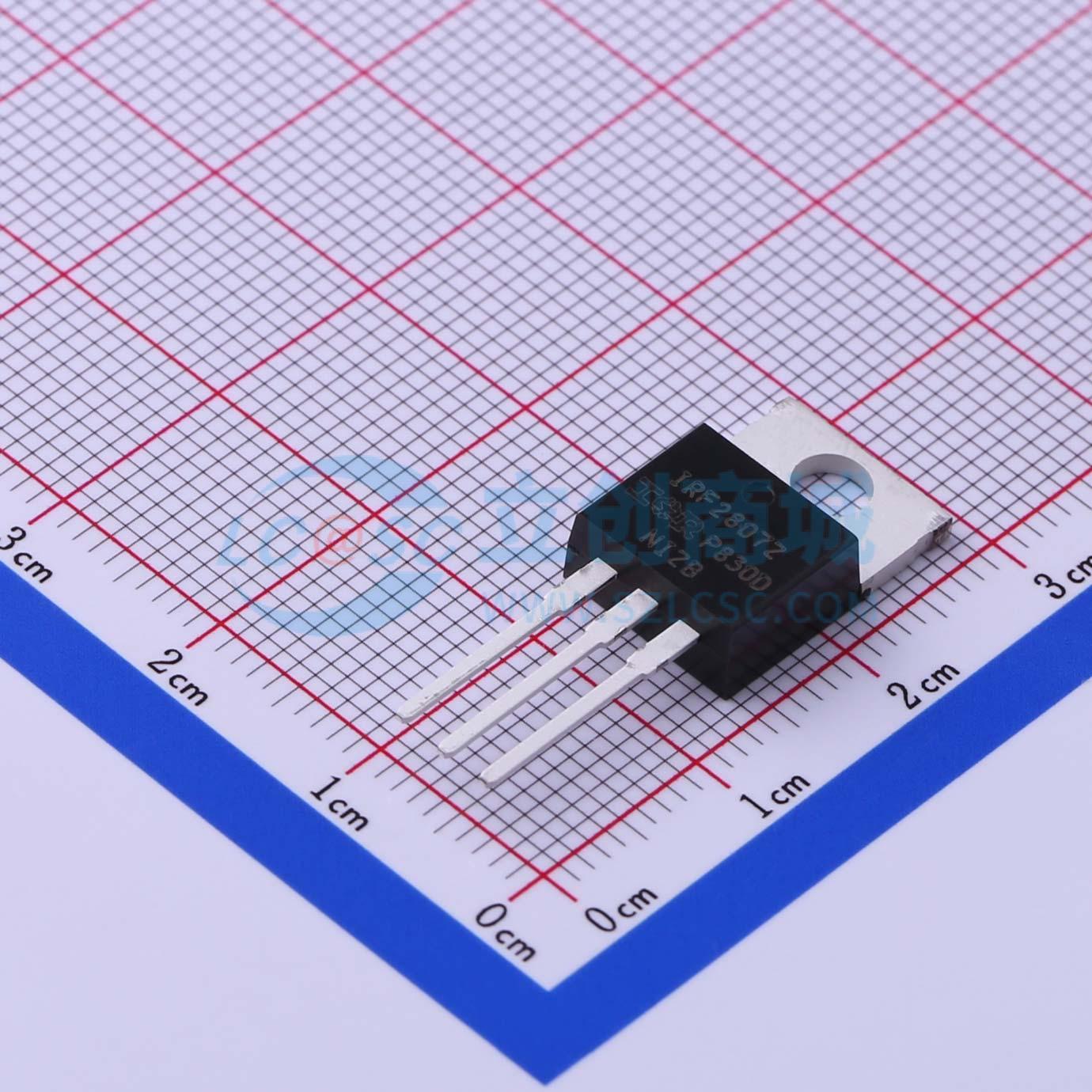 点击查看大图 IRF2807ZPBF实物图