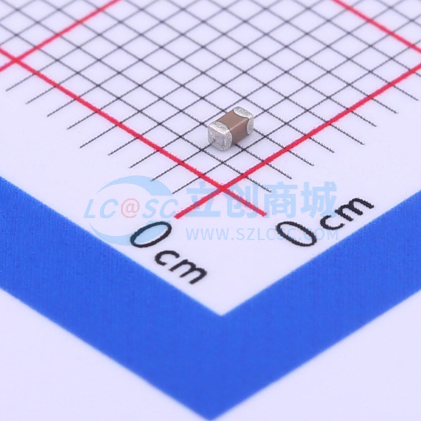 点击查看大图 0603B393K500NT实物图