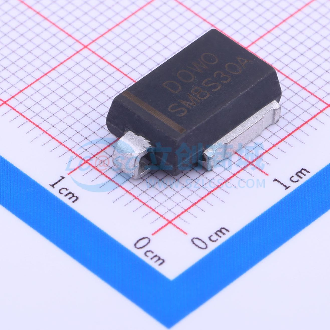 点击查看大图 SM8S30A实物图